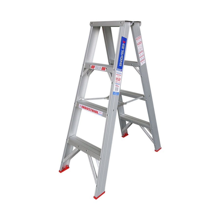 Indalex Double Side Aluminium Step Ladder 4'